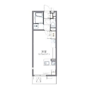 レオネクストリバーサイドIIの間取り図