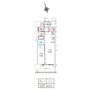 スプランディッドライズ新大阪ノースの間取り図