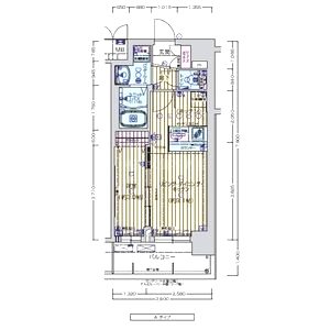 プレサンスTHE KYOTO 澄華の間取り図