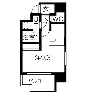 アバンティ大阪ドームシティの間取り図