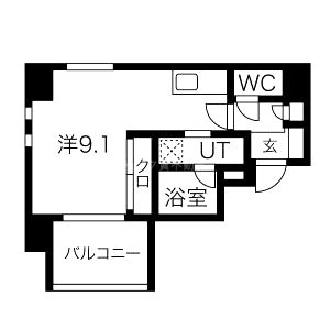 アバンティ大阪ドームシティの間取り図
