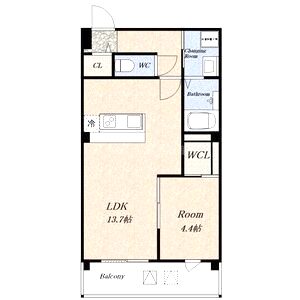 サンティエ福島吉野の間取り図