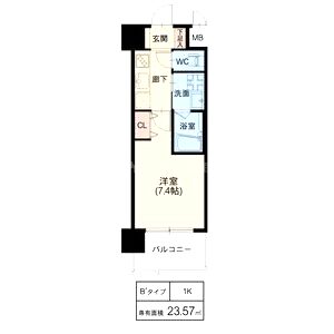 スプランディッド野江の間取り図
