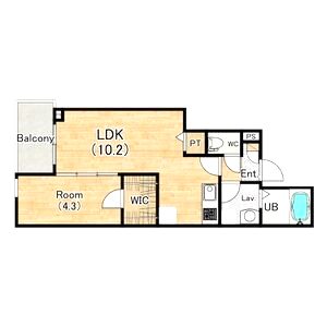 ジーメゾン立花レヴリアの間取り図