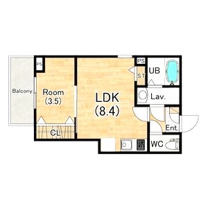 ジーメゾン立花レヴリアの間取り図