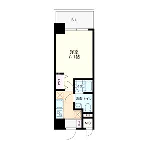 ラクラス新大阪の間取り図