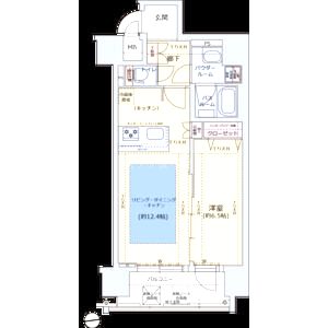 グランカリテ日本橋IIの間取り図