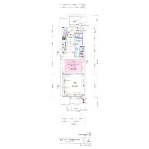 プレサンス心斎橋ニストの間取り図