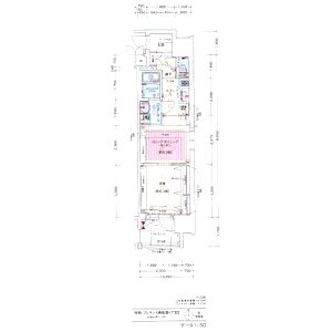 プレサンス心斎橋ニストの間取り図