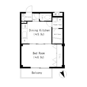 MKコート立花の間取り図