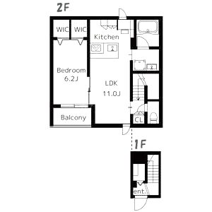 スマートコート西宮ANNEXの間取り図