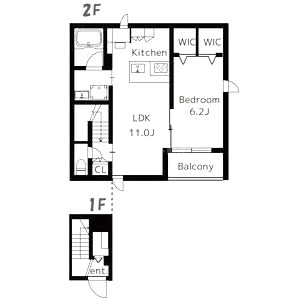 スマートコート西宮ANNEXの間取り図