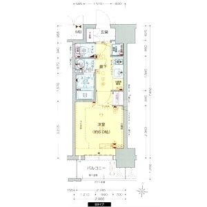プレサンス新大阪コアシティの間取り図