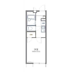 レオパレス吉川の間取り図
