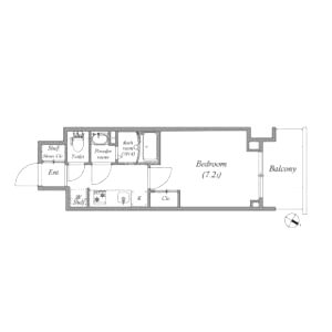 GENOVIA神戸湊川公園の間取り図
