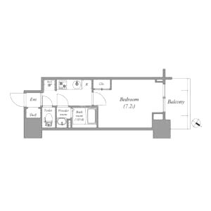 GENOVIA神戸湊川公園の間取り図