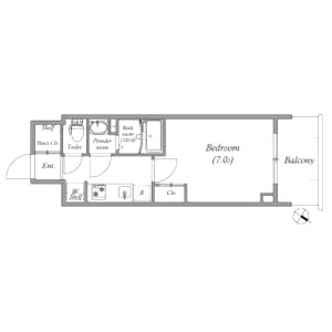 GENOVIA神戸湊川公園の間取り図