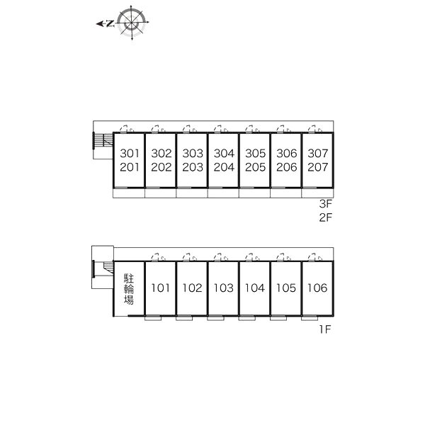 レオパレス曙の室内写真5枚目