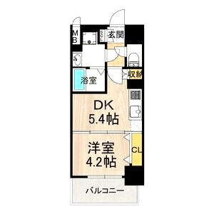 メルディア大正D.C.の間取り図
