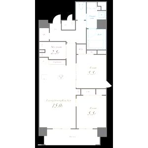 セイワパレス本町東の間取り図