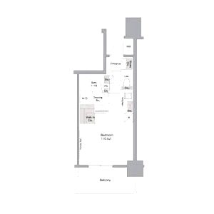 ザ・パークハビオ堂島の間取り図