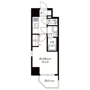 エスリードレジデンス大阪弁天町の間取り図