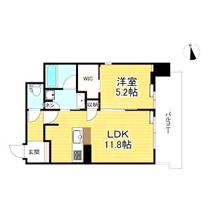 みなとメゾン川西中央の間取り図