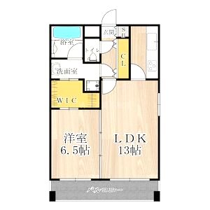 CITY SPIRE幸町の間取り図