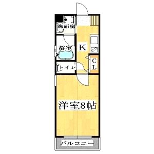 CITY SPIRE幸町の間取り図