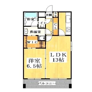CITY SPIRE幸町の間取り図