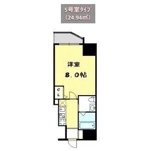 セレニテ梅田北の間取り図