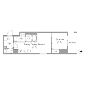 ARCA西京極の間取り図