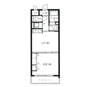 アルシェ垂水の間取り図