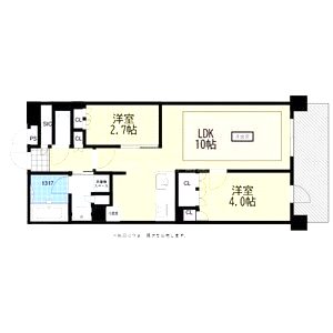 ファインレジデンス福島海老江の間取り図