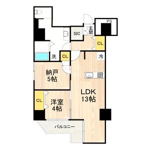 レジディア堺筋本町プレイスの間取り図