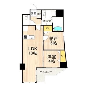 レジディア堺筋本町プレイスの間取り図