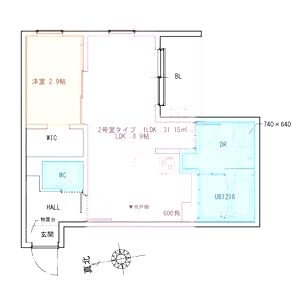 REGALEST 武庫川駅南の間取り図
