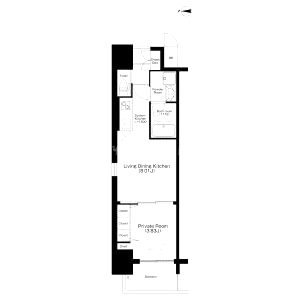 滝川公園プライマリーワンの間取り図