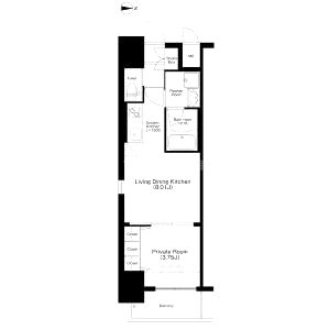 滝川公園プライマリーワンの間取り図