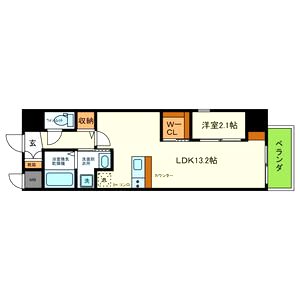 ONLYONE池田新町の間取り図
