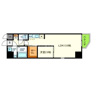 ONLYONE池田新町の間取り図
