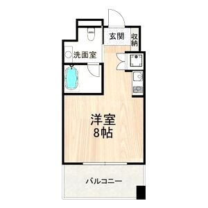 グランツ西大橋(旧ルクレ立売堀)の間取り図