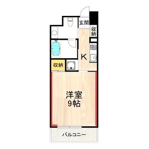 グランツ西大橋(旧ルクレ立売堀)の間取り図