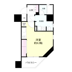 レジディア江戸堀の間取り図
