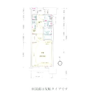 プレサンス大阪都島エレナードの間取り図