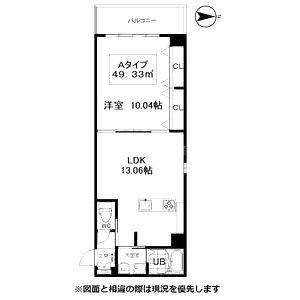 メディナ西院の間取り図