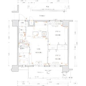 プリオーレ神戸大開通の間取り図
