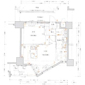 プリオーレ神戸大開通の間取り図
