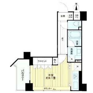 ライオンズ京都四条烏丸レジデンスの間取り図