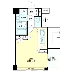 ライオンズ京都四条烏丸レジデンスの間取り図